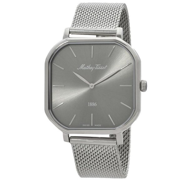 NWT Mathey-Tissot Fashion Men's Quartz Steel Authentic Watch - Picture 1 of 3